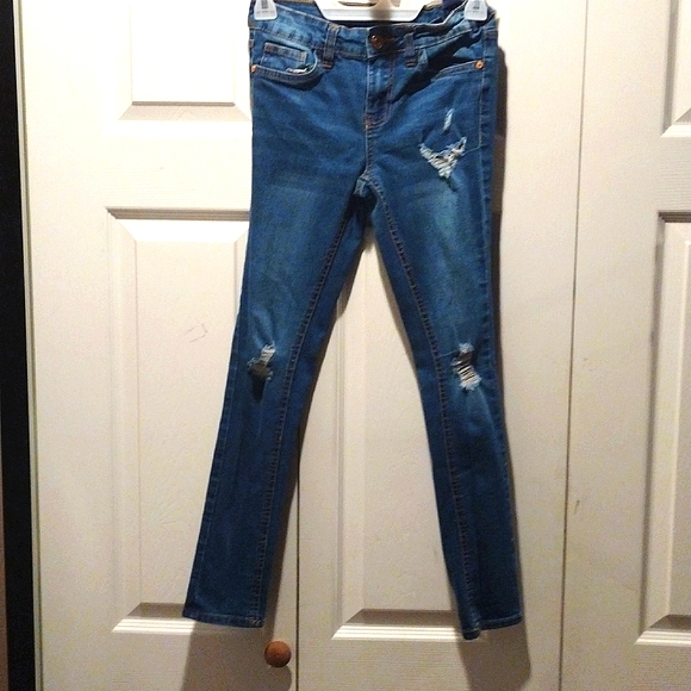 Studio V Distressed Girls Jeans SZ.10
